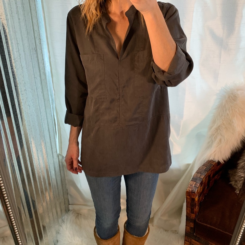 Gap Oversized Shirt Gray Size Medium